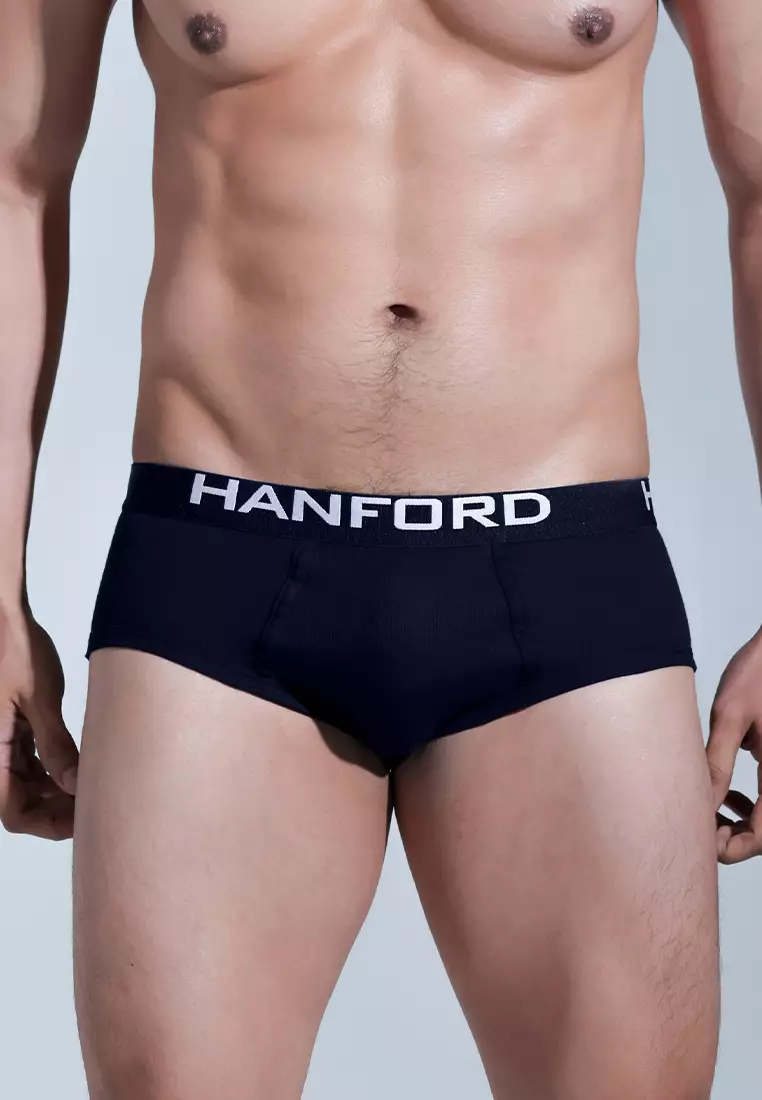 Premium Ribbed Cotton Hipster Men's  Briefs Axton - Asstd (3in1 Pack)