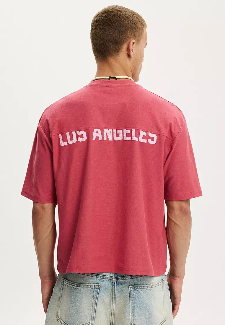 Cropped Fit Graphic T-Shirt