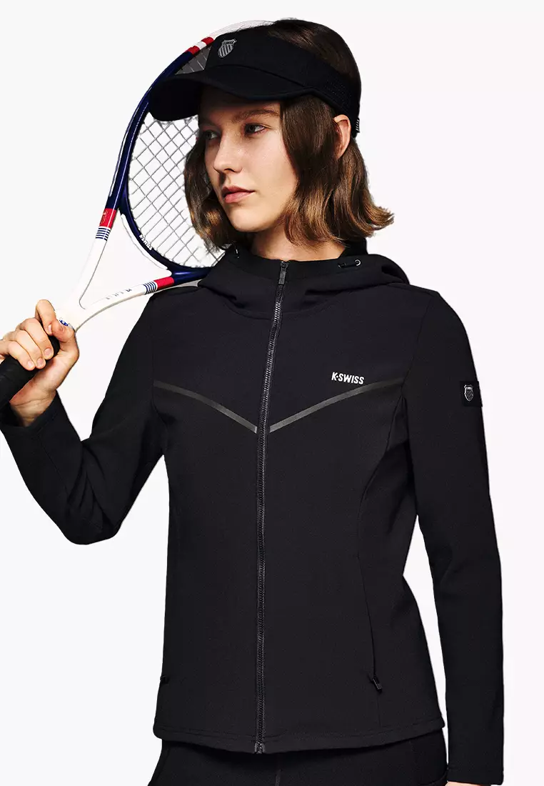 女裝 K-SWISS LOGO 連帽外套