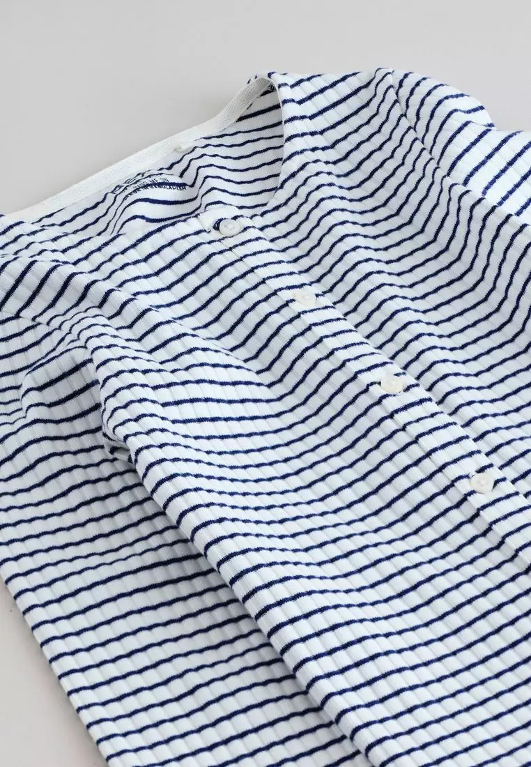 Long Sleeve Ribbed Cardigan