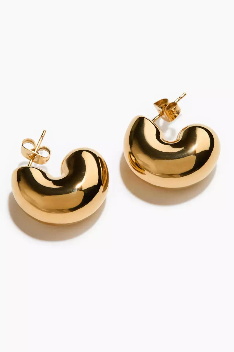 Waterproof hoop earrings