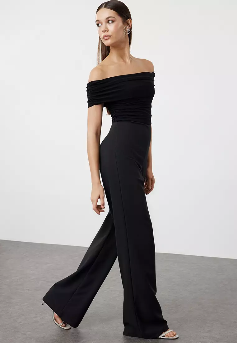 Off-Shoulder Jumpsuit