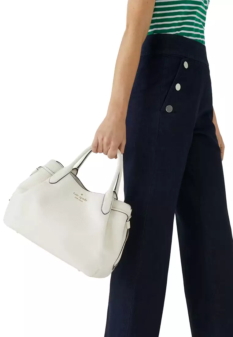 Dumpling Large Satchel Bag - Parchment K8134