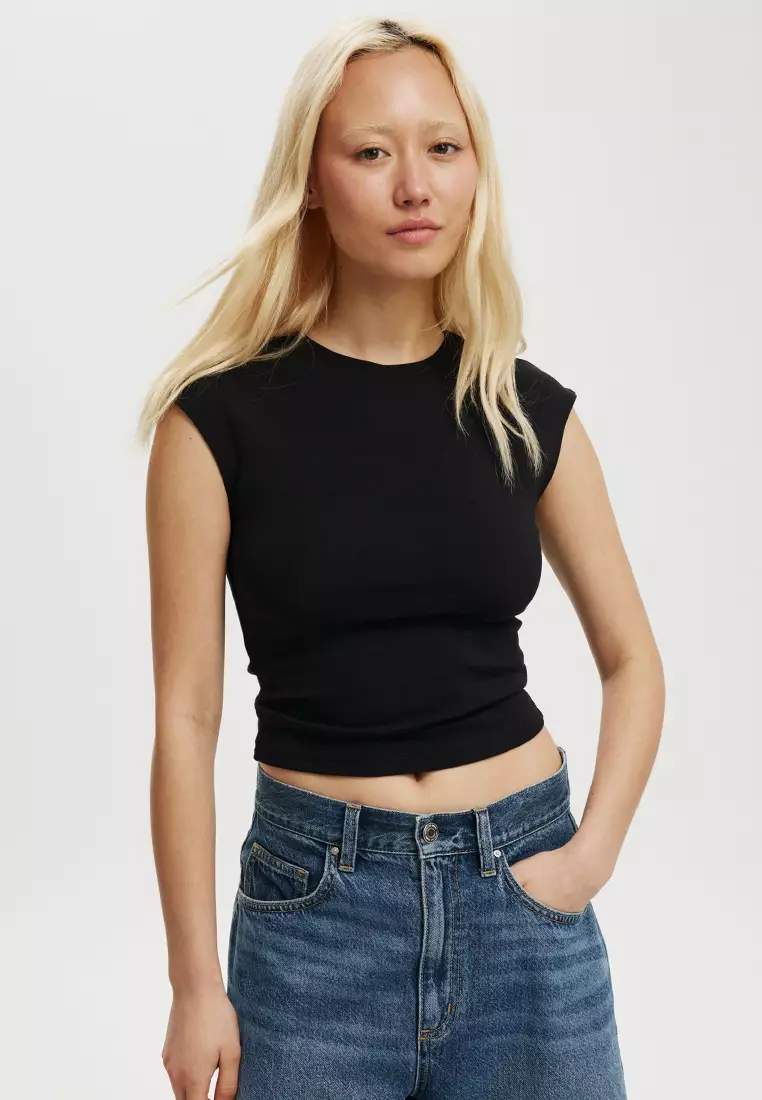 Jolie Cap Sleeves Top