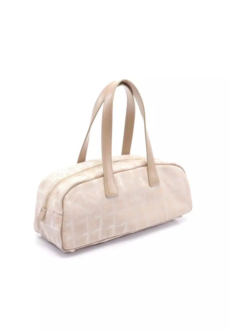 Chanel Pre-loved CHANEL new travel line Handbag mini boston bag