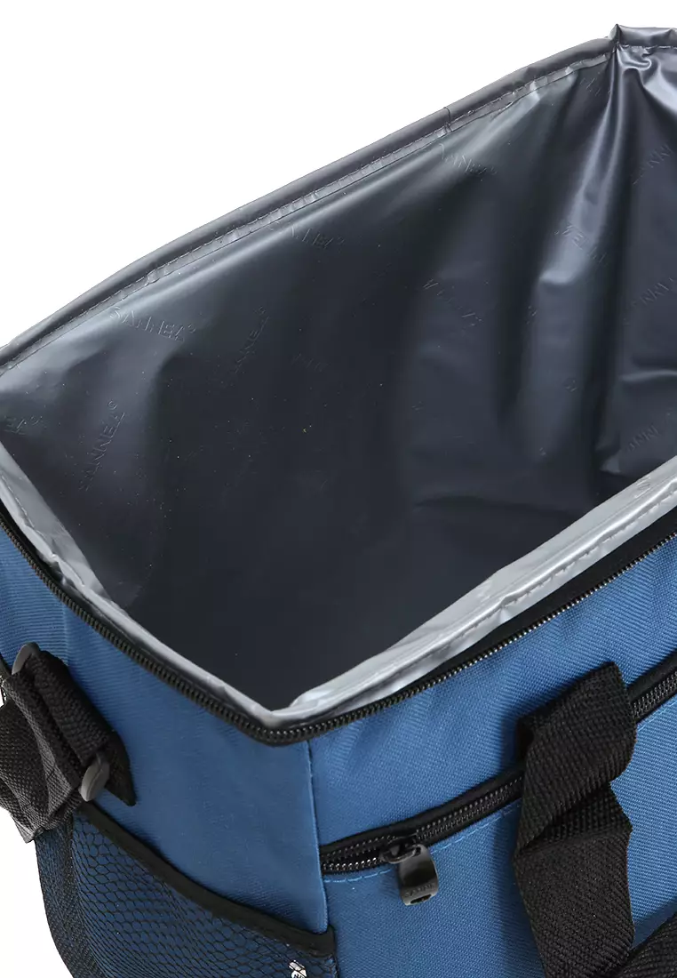 Bloosh Travel Bag Tas Pendingin Makanan Cooler Bag Thermal Insulated Bag 16L Large Size Material Aluminum Film ORIGINAL - Blue