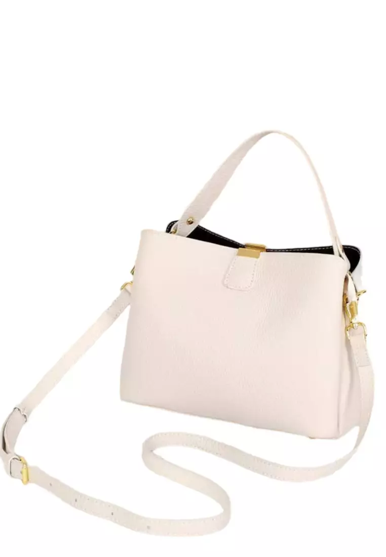 Women's Classic Cowhide Leather Crossbody Bags Tote Bags