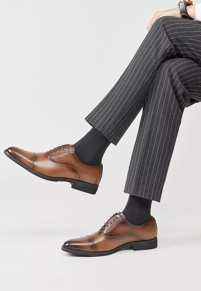 Leather Cap Toe Business Shoes KB3183-18