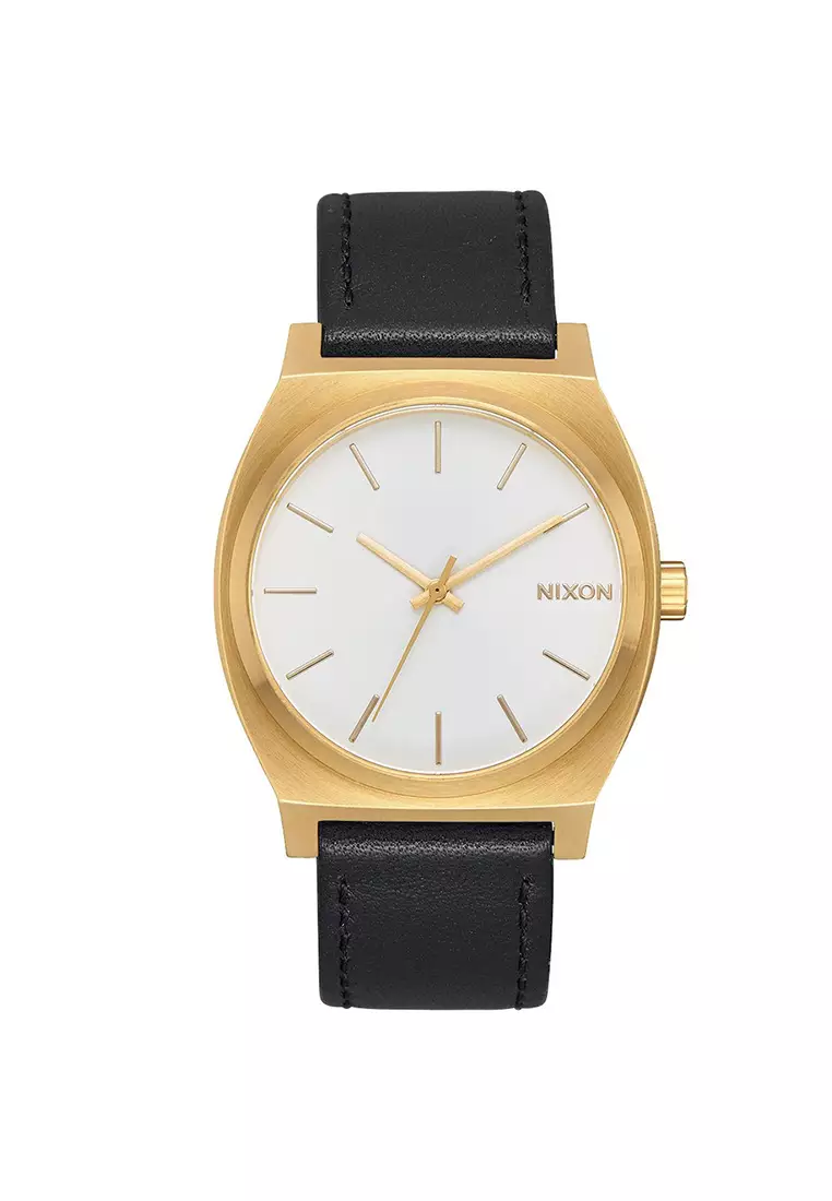 Nixon time clearance teller leather strap