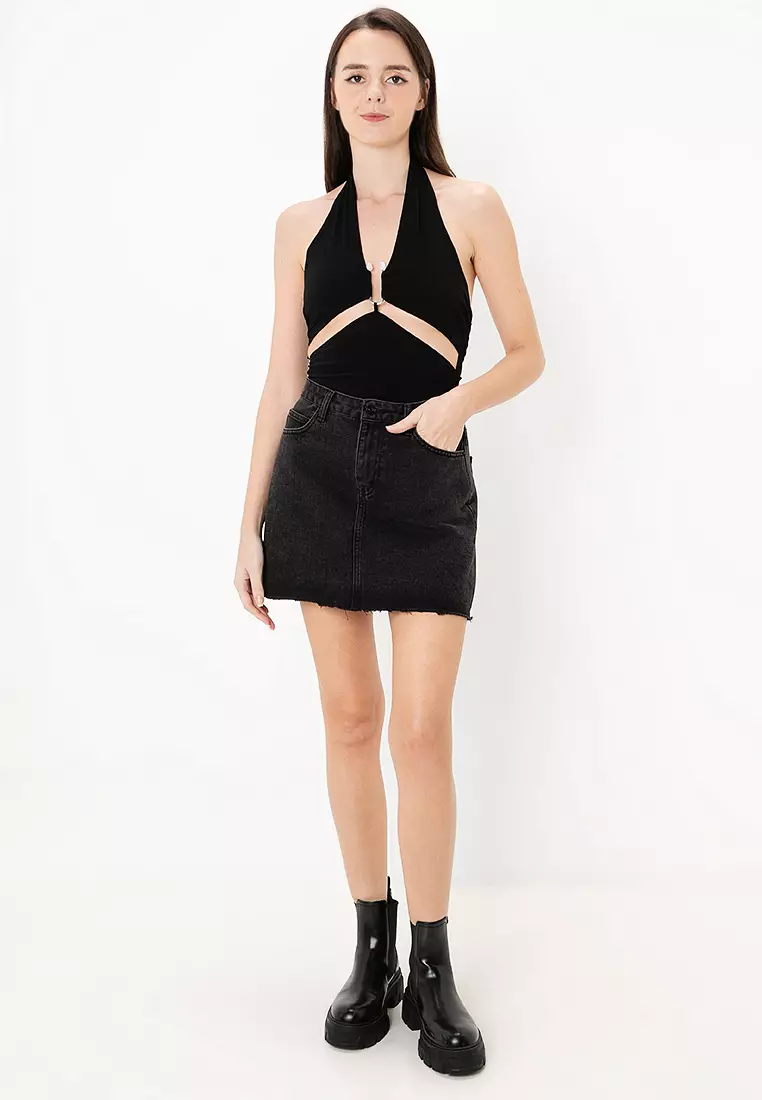 ZARA Trimmed Cut Out Bodysuit 2025 | Buy ZARA Online