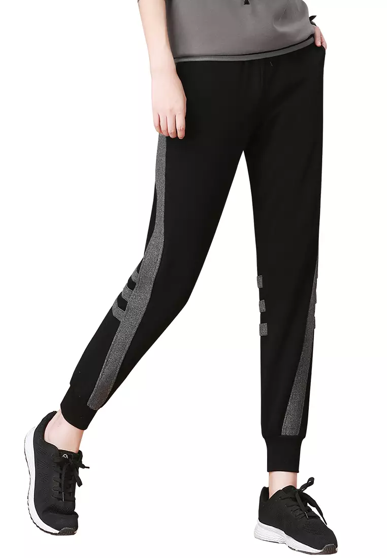 Girls black hot sale adidas pants