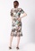 BYSI green Abstract Print Dress AF5D6AA118AAAEGS_2