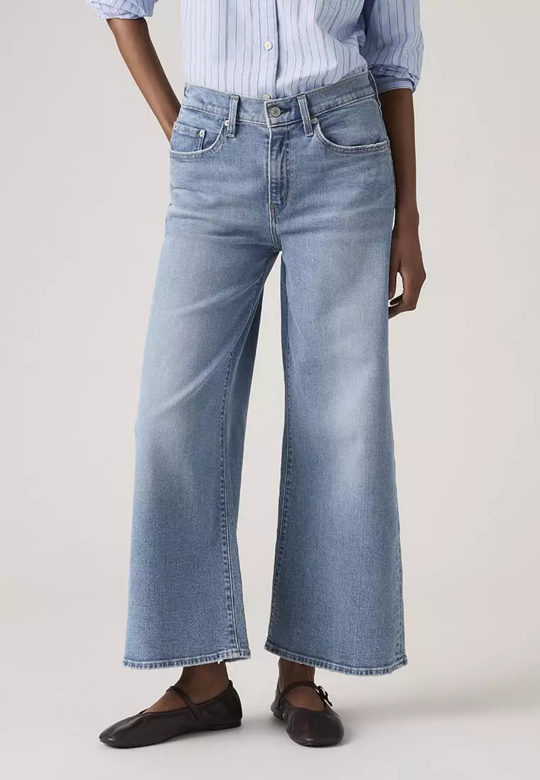 Levi's® Women's 728 High-Rise Wide-Leg Ankle Jeans