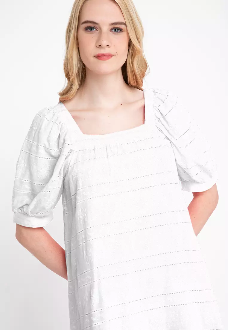 Cosette Eyelet Babydoll Dress