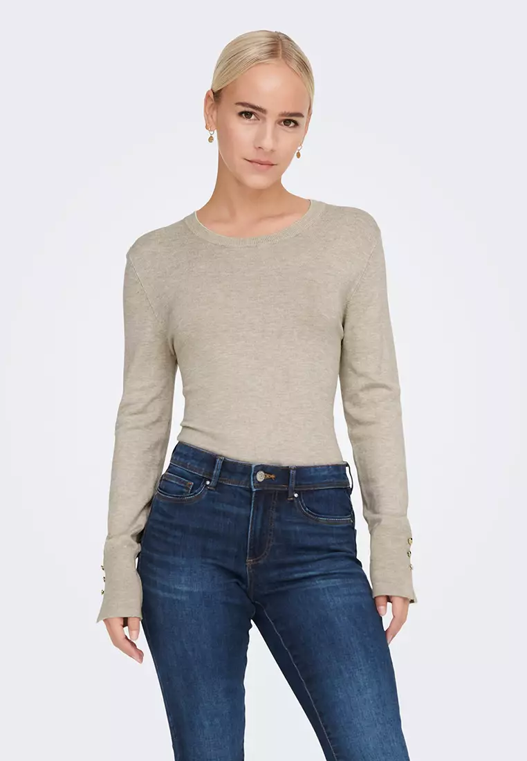 Buy ONLY Long Sleeves Knit Sweater 2023 Online | ZALORA Singapore
