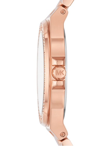 Buy Michael Kors Lennox Rose Gold Stainless Steel Watch MK7279 2022 ...