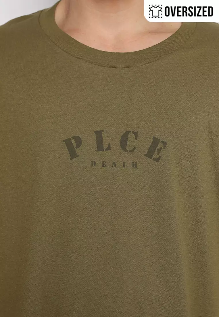 POLICE T-Shirt Cotton Oversized Pria 2079260051