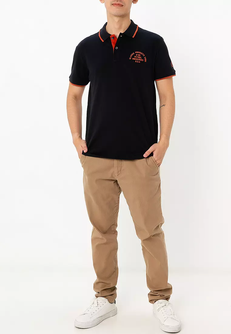 Logo Print Polo Shirt