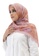 Buttonscarves pink Buttonscarves Song of the Sea Voile Square Coral 0647DAA50ED264GS_3