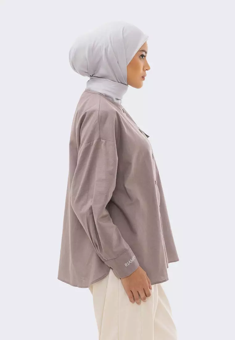 Ria Miranda Dark Grey Ariell Top