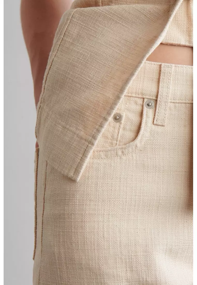 REPRISE CANVAS STRAIGHT-LEG JEANS