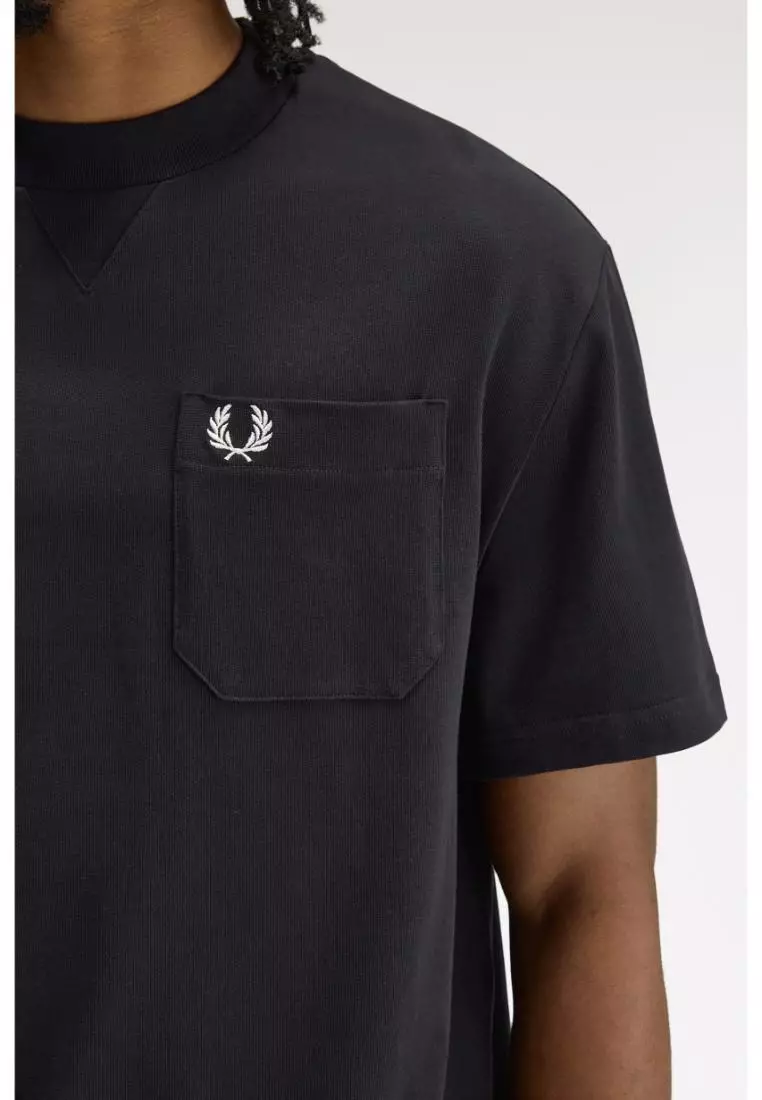 Fred Perry M2408 Pocket Detail T-Shirt (Black)