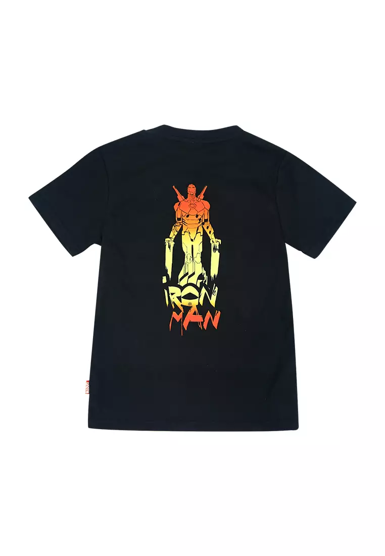 Boys Licensed Graphic T-Shirt Inked Iron Man
