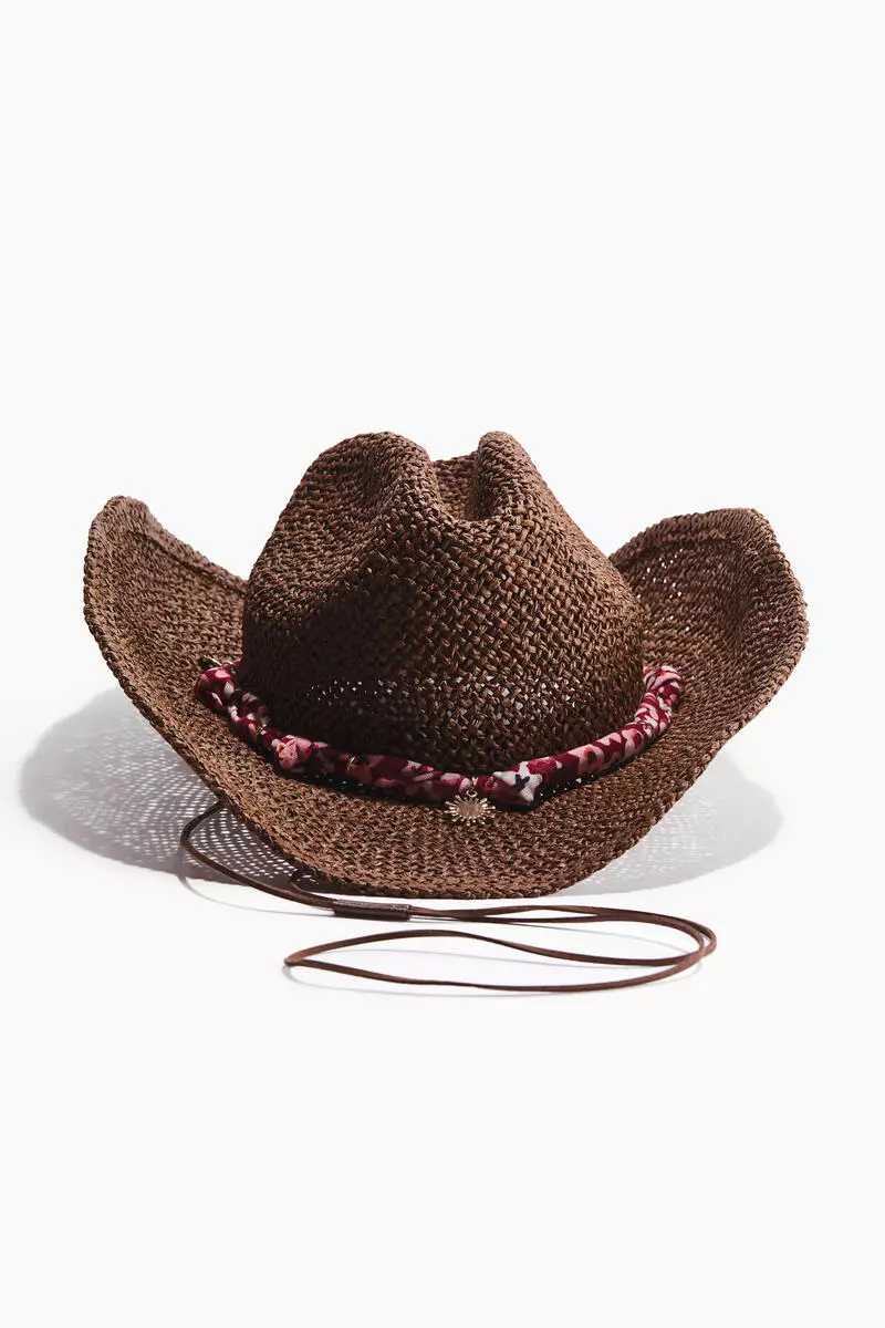 Straw cowboy hat