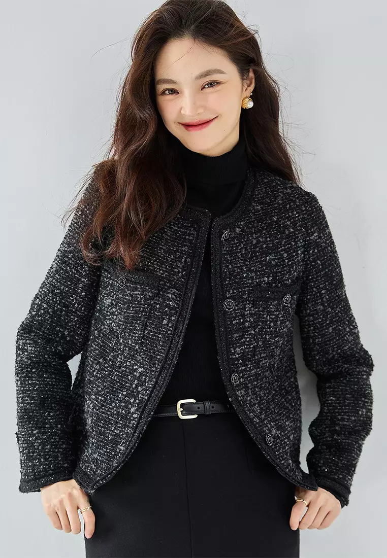 Elegant 2025 black jacket