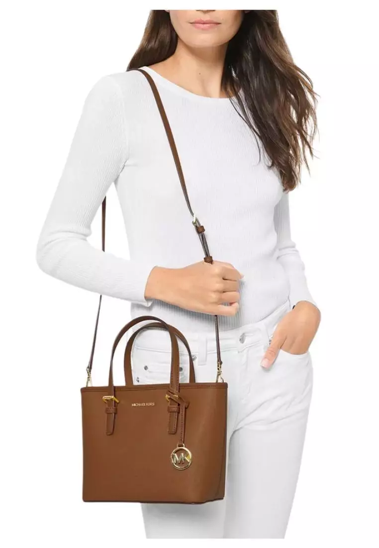 Set Travel Michael Kors Jet Set Saffiano Bag Jual MICHAEL KORS