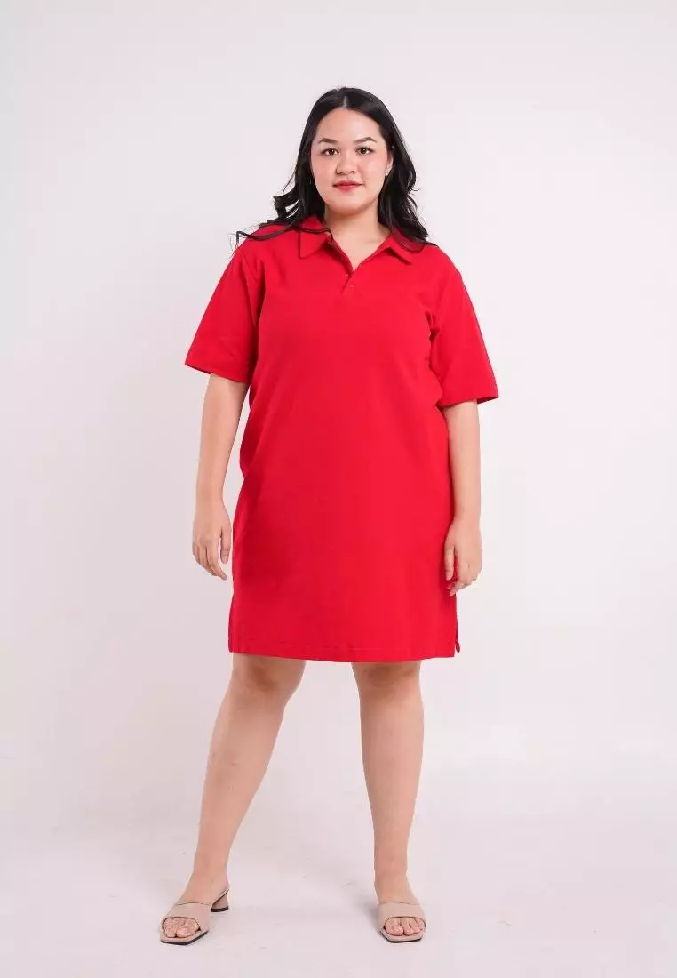 Plus size polo on sale dress