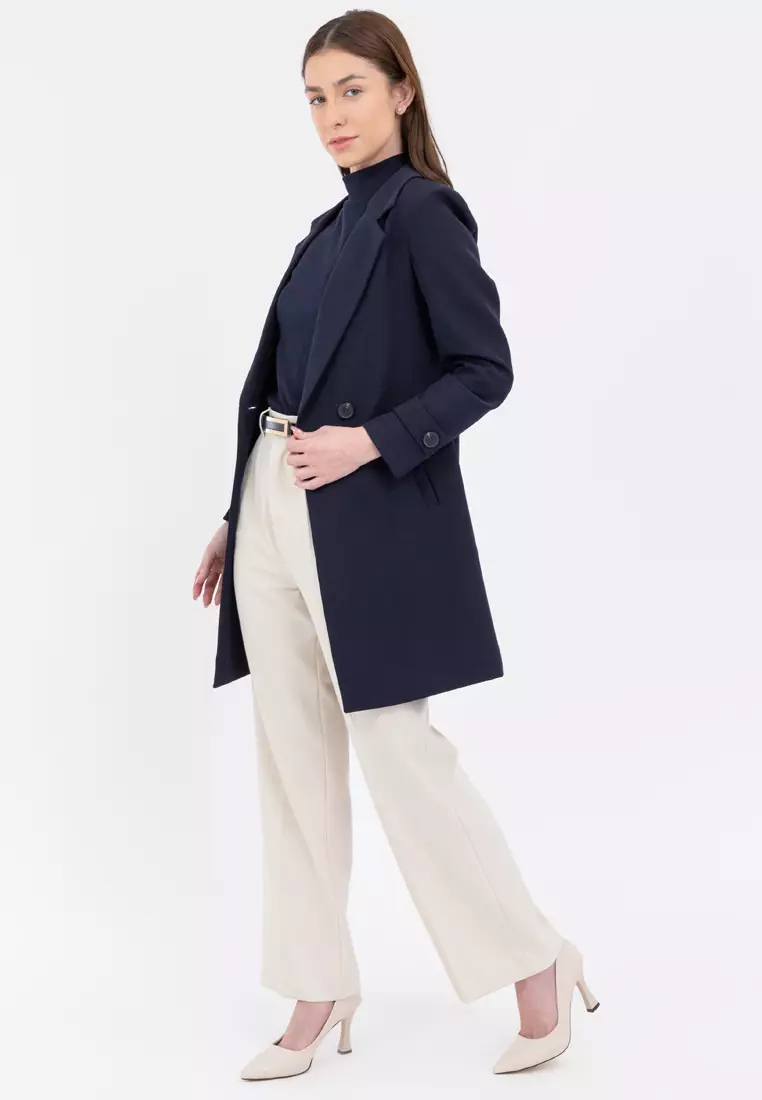 Tailored Blazer Trench Coat