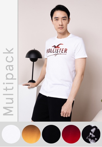 Hollister black and white Print Sport T-Shirt 037A8AA87FFC59GS_1