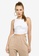 Public Desire white Ruched Side Crop Top 93A1BAA266A67AGS_1