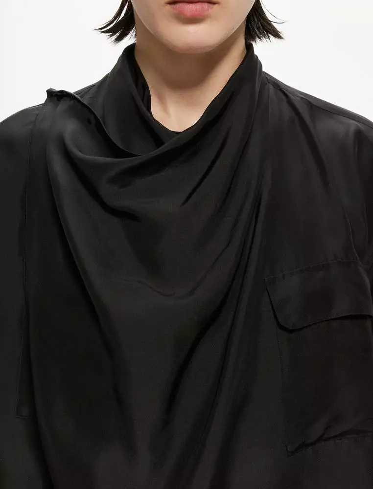 JNBY Women's Silk 3/4-Sleeve Loose Top