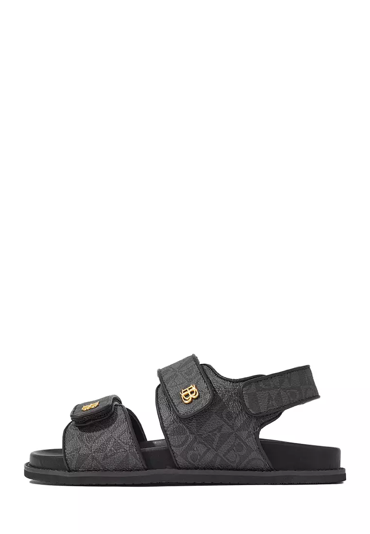 Nero Sentiero Flat Sandals