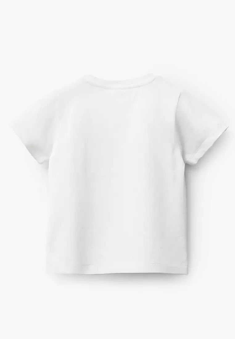 Babyshop Juniors Crew Neck Short Sleeves T-Shirt With Bear Print