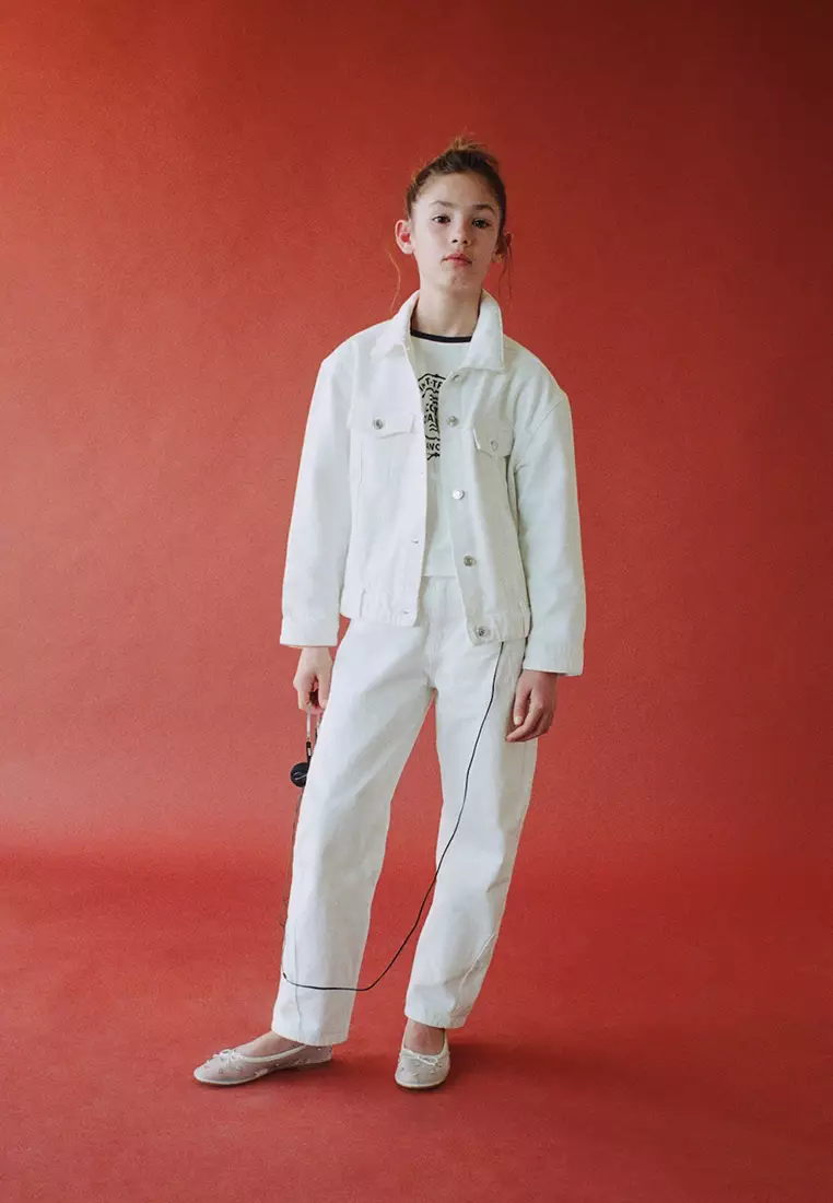 中腰燈籠牛仔褲