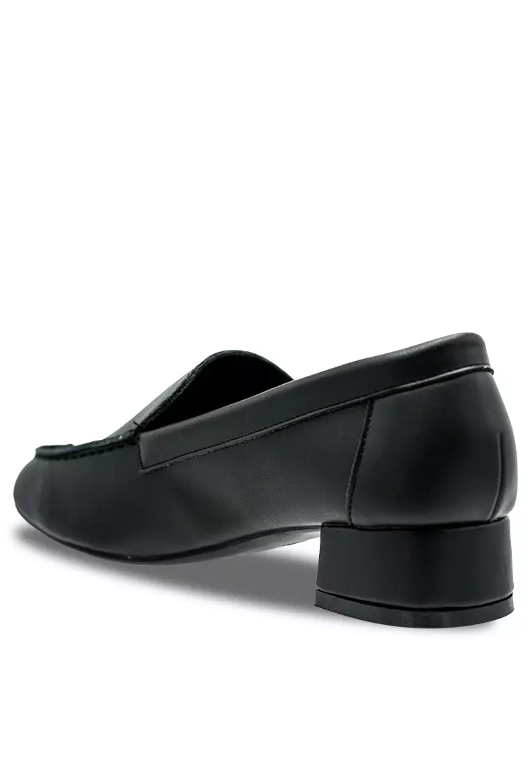 Women Slip On Faux Leather Loafers