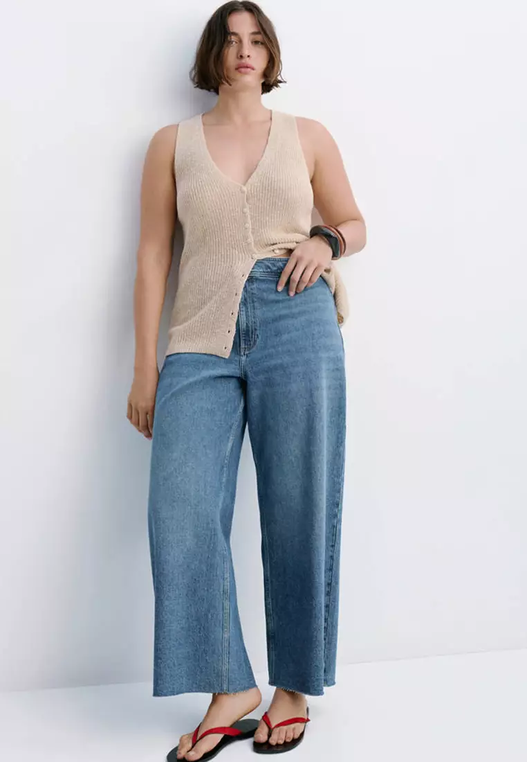 Catherin Culotte High-Rise Jeans
