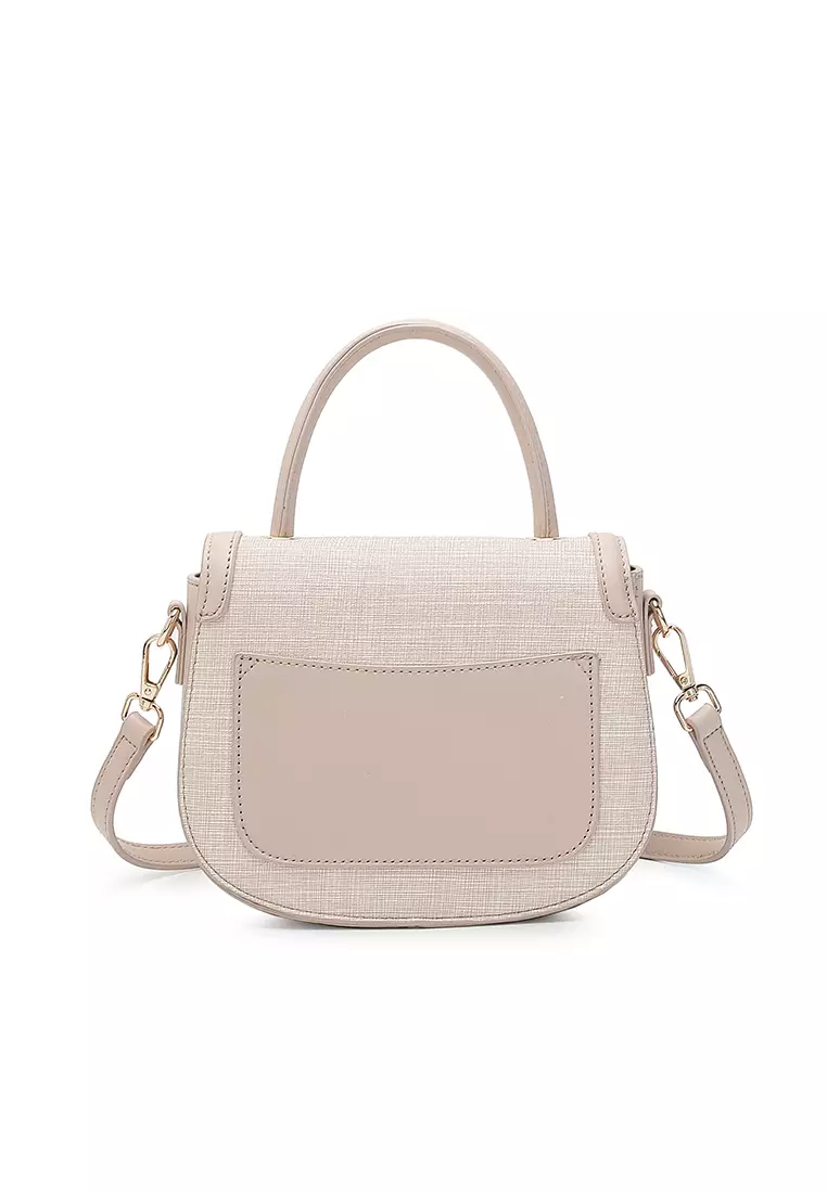 Women's Top Handle Bag / Sling Bag / Crossbody Bag / Shoulder Bag (Tas Tangan / Tas Selempang / Tas Bahu) - Cokelat