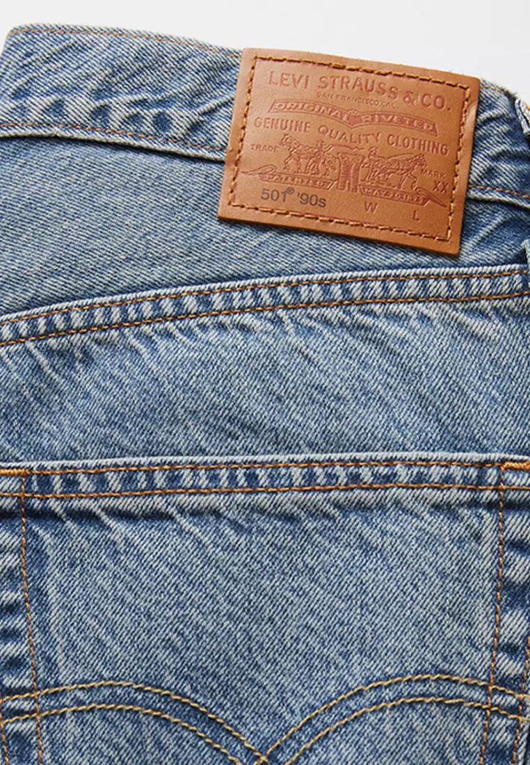 Levi's® 501 90年代 直腳剪裁牛仔褲 | 女裝