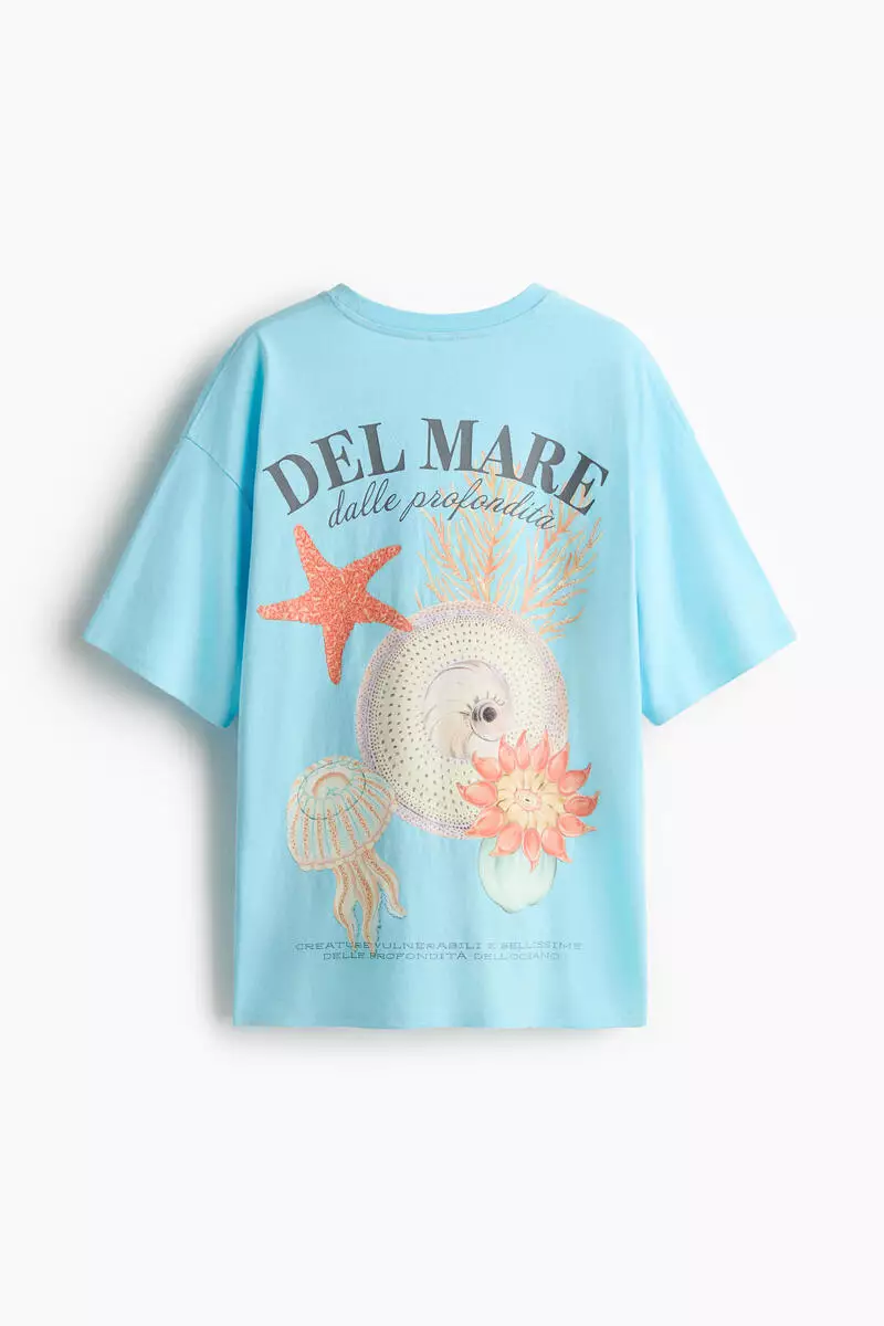 Oversized printed T-shirt