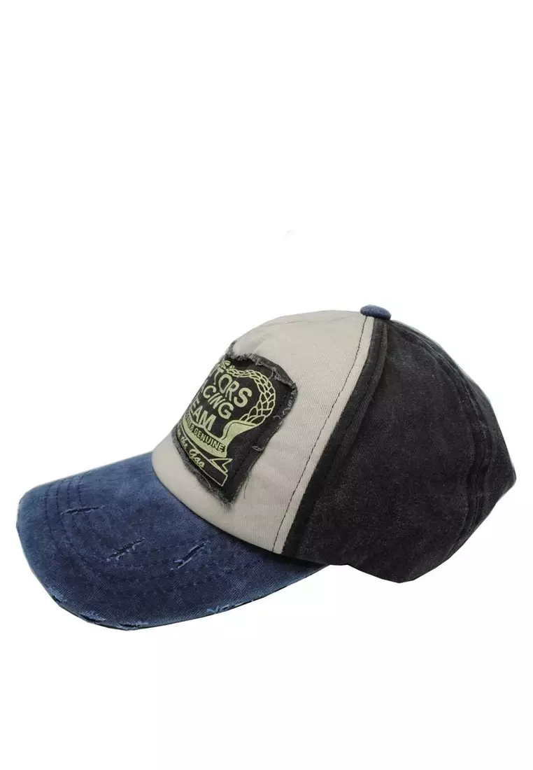 FLB Topi Baseball Snapback Motors Racing Team Resizable Strap Material Cotton YF45 ORIGINAL