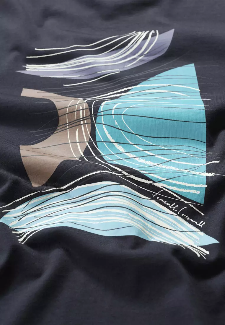 Seasalt Cornwall Navy Midwatch T-Shirt