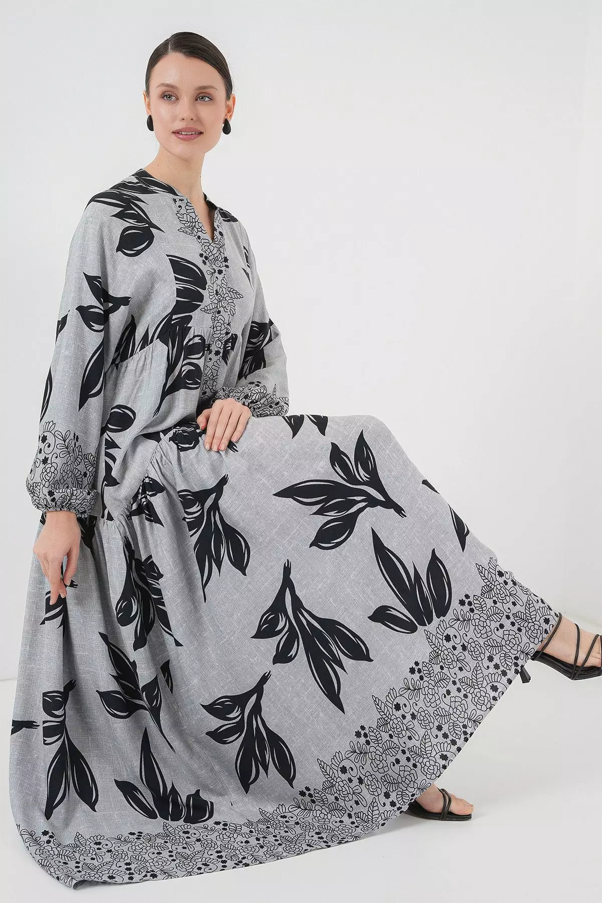 Patterned Maxi Dress