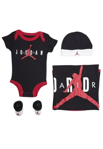 Jordan black Jordan Jumpman 4-Piece Box Set (Newborn) 72F80KA7C5D433GS_1