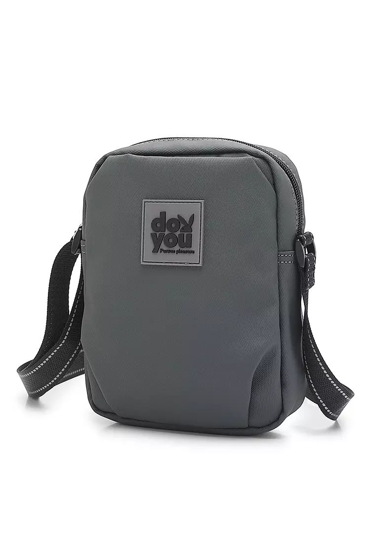 Dark grey crossbody discount bag