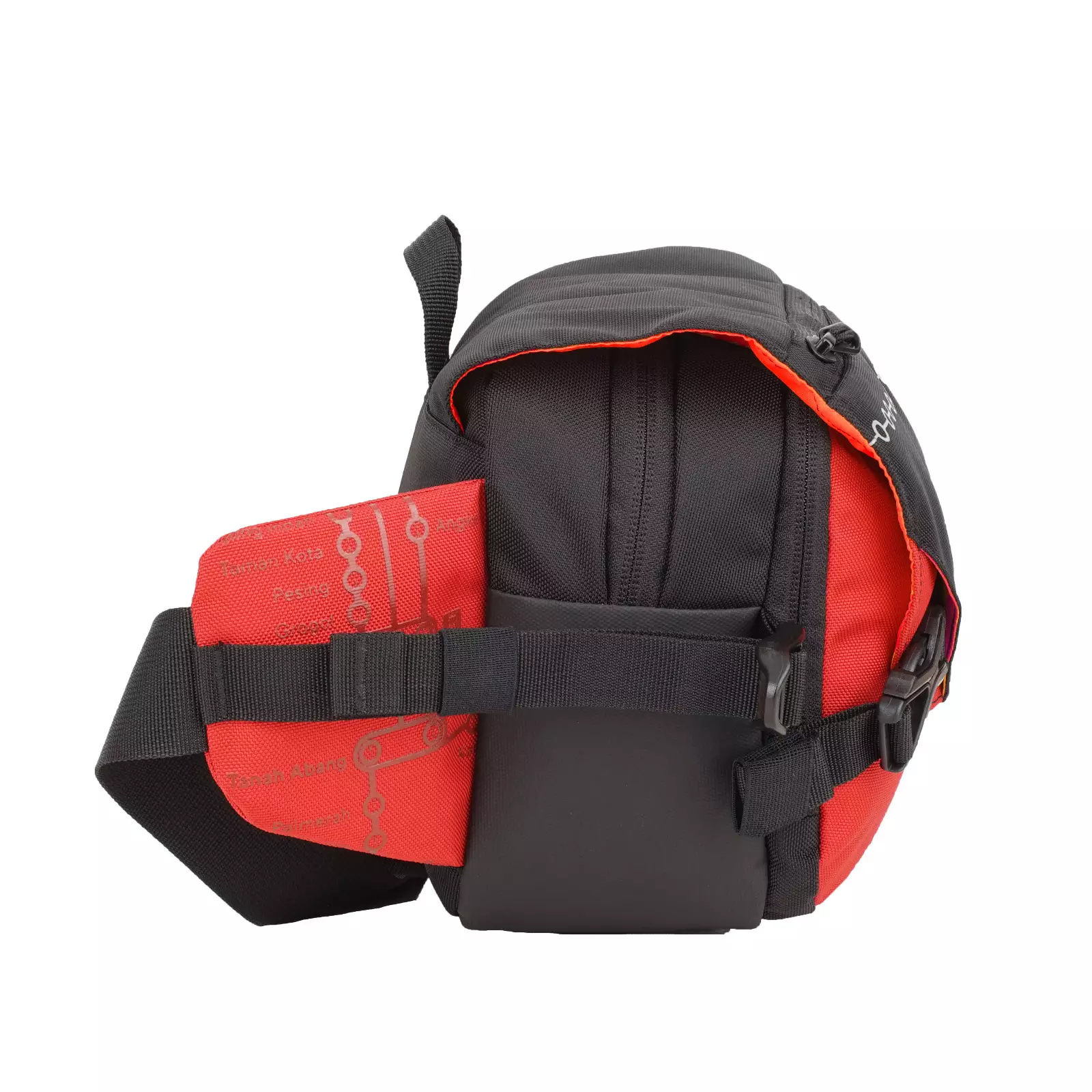 Kalibre x KAI Waist bag Black-Red 922146019 3L