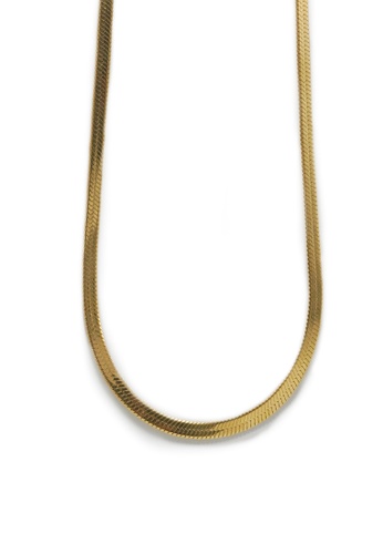 Gung Jewellery gold Herringbone Bold Flat Gold Chain Necklace 0C2FCAC31F19ABGS_1